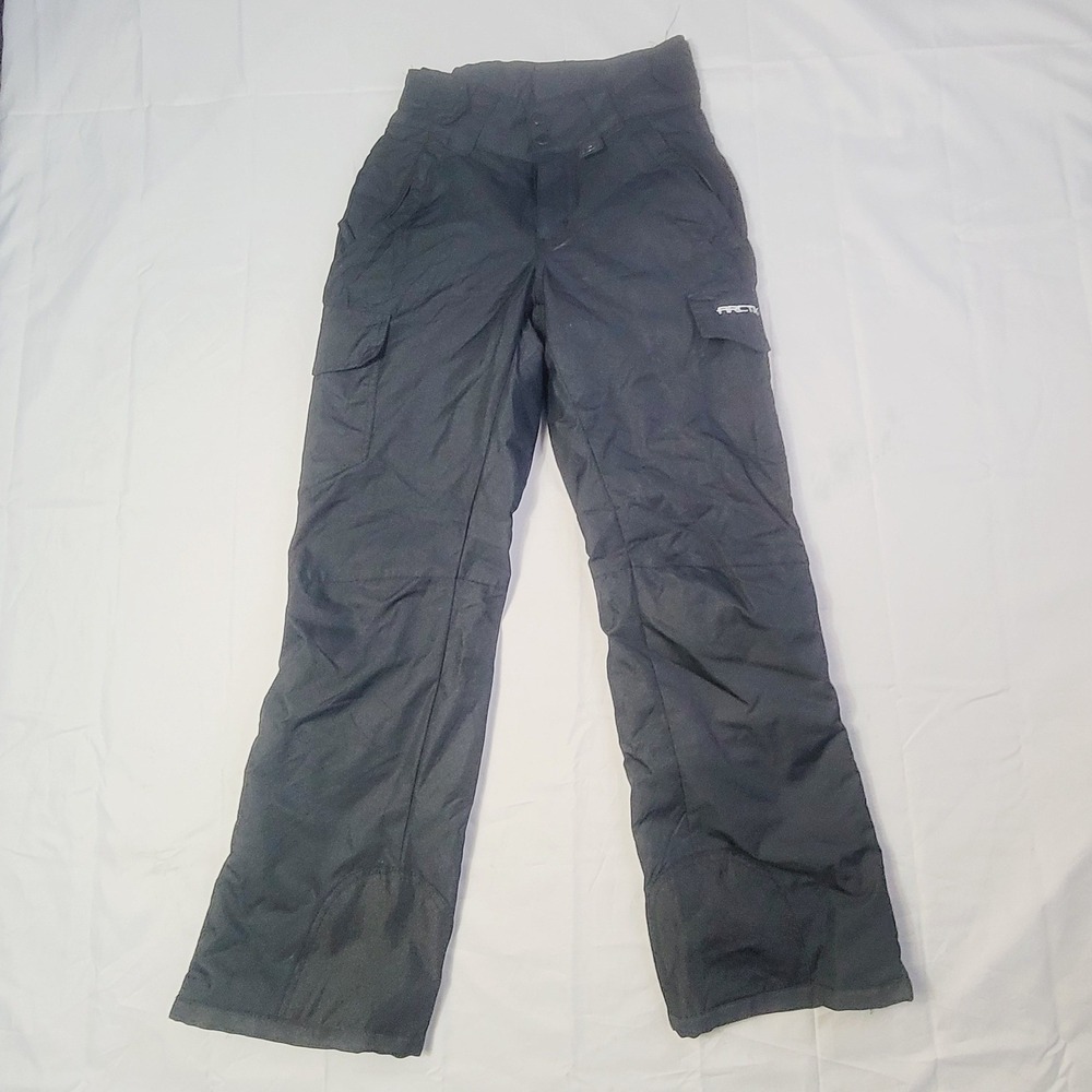 Arctix Women's XS Snow Pants Black Insulated Cargo Ski Snowboard Winter Z39